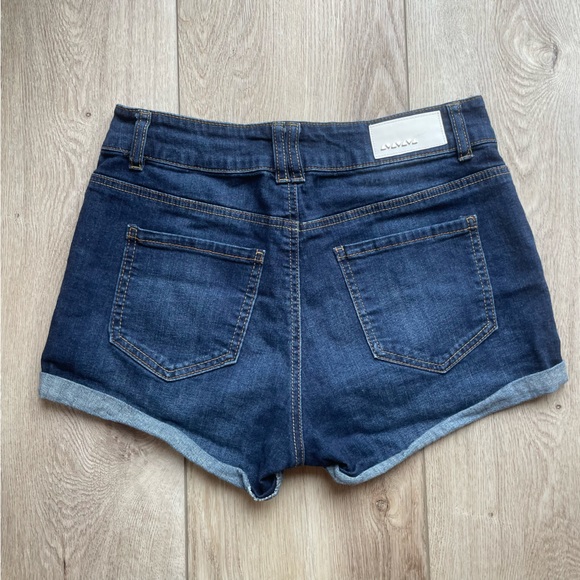 High Waisted Jean Shorts - Picture 3 of 4